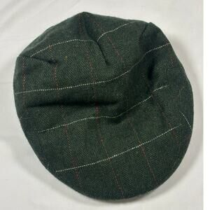 Men's Vintage Jaxon Plaid Newsboy/Baker Boy Cap Size M